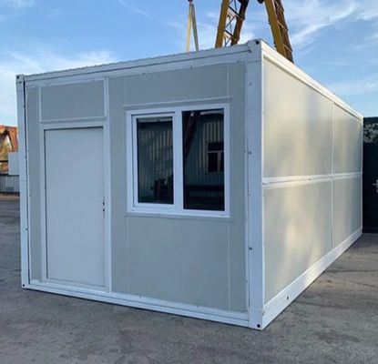 30 ans de durée de vie Porte en acier maison de conteneur recyclée maison préfabriquée maison personnalisée petit paquet pliant
