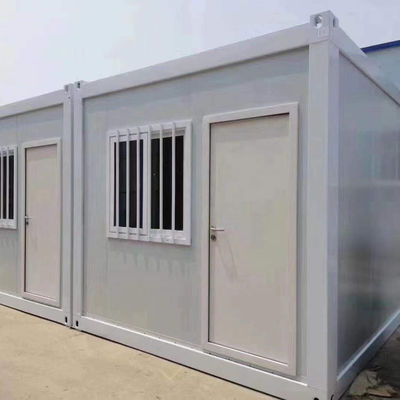 Facile à installer maisons préfabriquées portables avec cadre en acier galvanisé et plancher en carton MGO