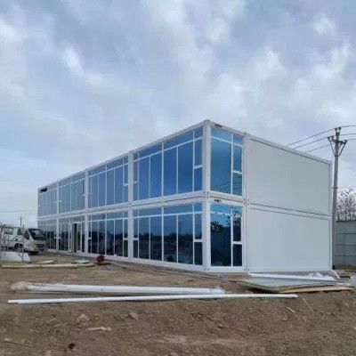 Construction en acier préfabriqué maison de conteneurs pour log cabine modulaire petit kit facile à installer