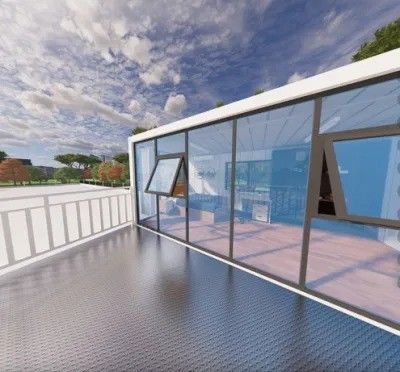 Modulaire mini kit ensemble cabine maison de conteneurs avec panneau sandwich avantage d'installation rapide