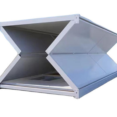 Porte en acier maison de conteneur pliable Paquet plat préfabriqué 20ft 40ft
