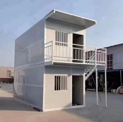 Container mobile pliable avec porte en acier