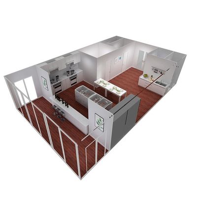 Home Office 20FT / 40FT logement modulaire préfabriqué pour chambre à coucher cuisine garage
