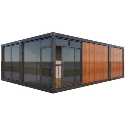 Villa démontable Container de design moderne maisons de luxe de 40 pieds maison de bureaux