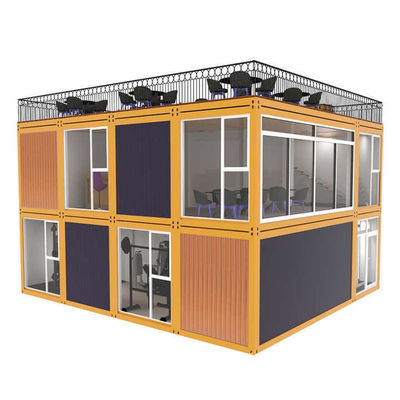 Villa démontable Container de design moderne maisons de luxe de 40 pieds maison de bureaux