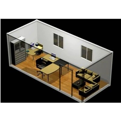Maison de conteneurs mobile de 20 ou 40 pieds avec une structure en acier galvanisé personnalisée
