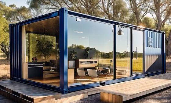 Style de design contemporain maison de conteneurs de vie préfabriquée 20ft/40ft