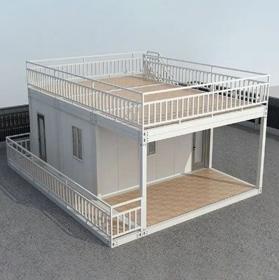 Maison de conteneurs avec porte en acier La meilleure option de logement portable
