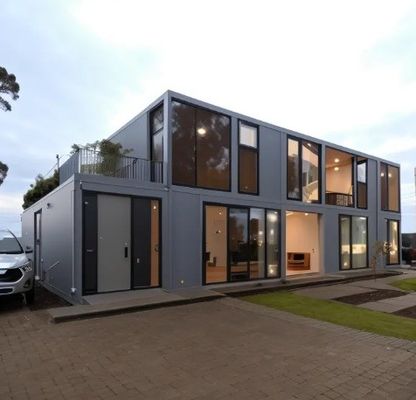 Maison de conteneurs avec porte en acier La meilleure option de logement portable