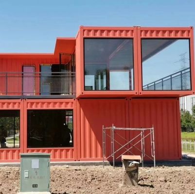 Maison de conteneurs avec porte en acier La meilleure option de logement portable