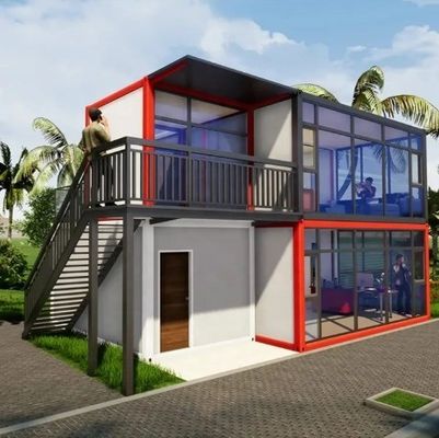 Couleur personnalisée Transportables Flat Pack maisons maison de conteneurs