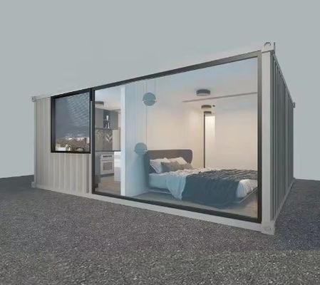 Container moderne Maison portable à plateau pliable Installation rapide avec porte en acier