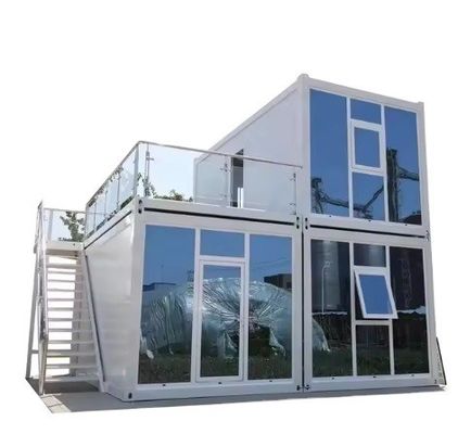 Maison préfabriquée à deux couches pour 20 pieds et 40 pieds