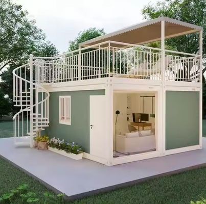 Maison préfabriquée à deux couches pour 20 pieds et 40 pieds