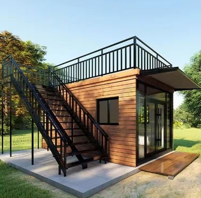 Maison préfabriquée à plusieurs étages en couleur personnalisée