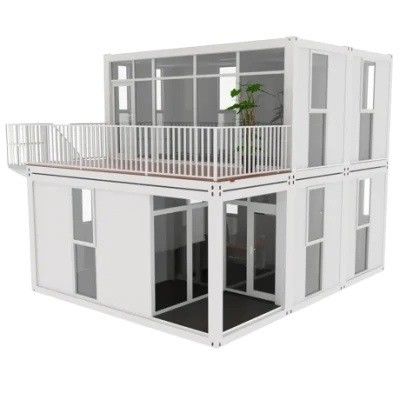 Maison de conteneurs à graisse moderne pour la vie préfabriquée portable