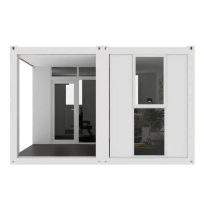Maison de conteneurs à graisse moderne pour la vie préfabriquée portable